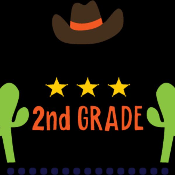 Yee Haa Cowboy 2nd Grade SVG Thumbnail