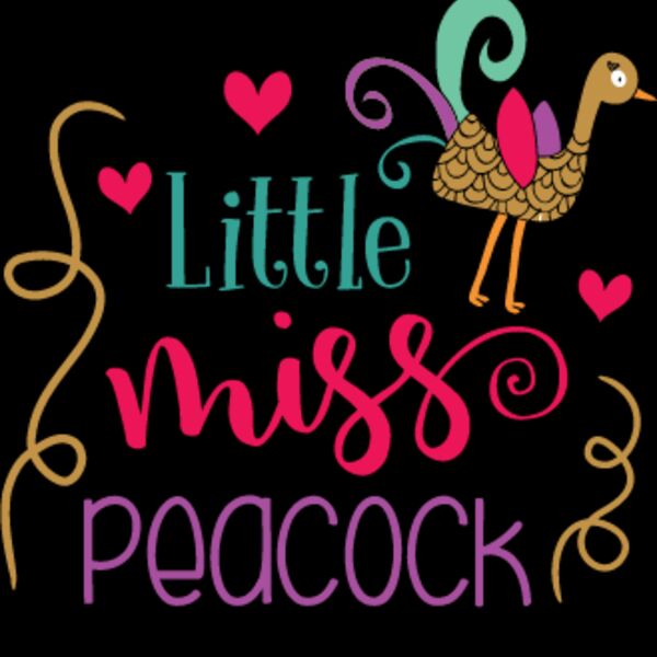 Little Miss Peacock SVG Thumbnail