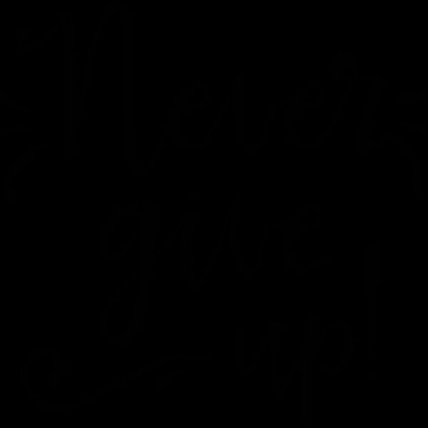 Never Give Up SVG Thumbnail