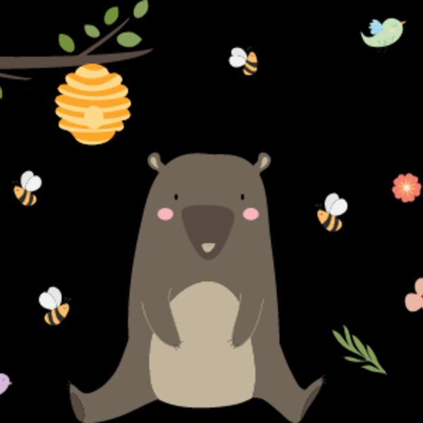 Honey Bear SVG Thumbnail